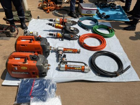 Motopompes livrées à Lomé